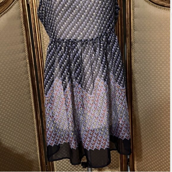 Xhileration. Sz Large. Chiffon Cover-up. Pinafore, or Dress Overlay. Tie. B51 - Picture 3 of 6